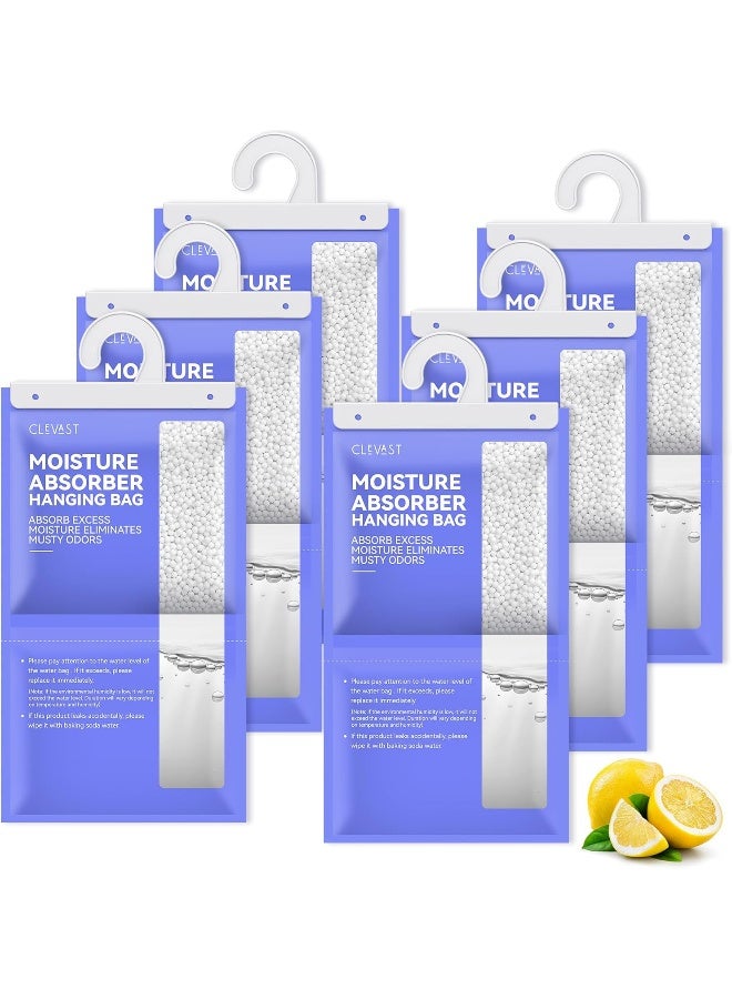CLEVAST Moisture Absorbers Packets, Dehumidifier Bags For Closet, Unscented Hanging Humidity Absorber In Wardrobes, Bedrooms, Bathrooms (6X430G) - Image 1